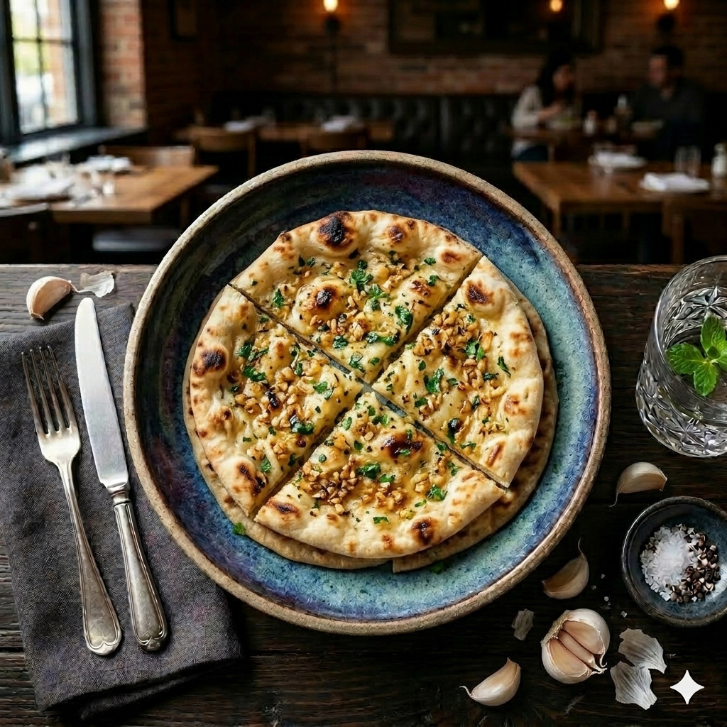 Garlic Fresh Naan from Clyde Famous Kebab Near Me